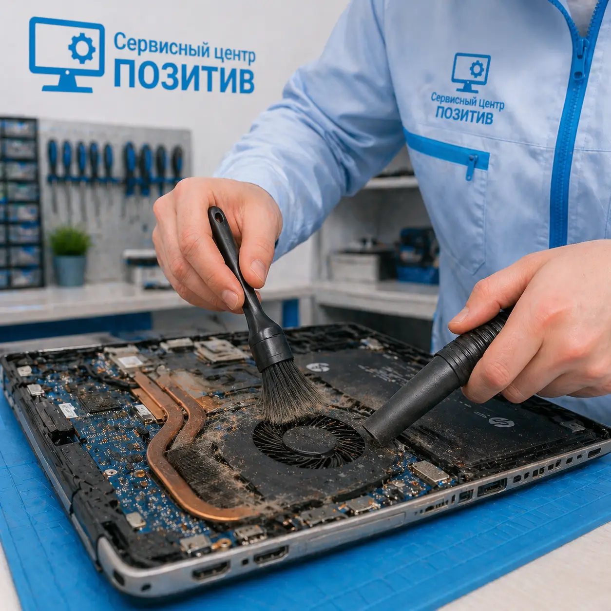 чистка ноутбука HP в Монино
