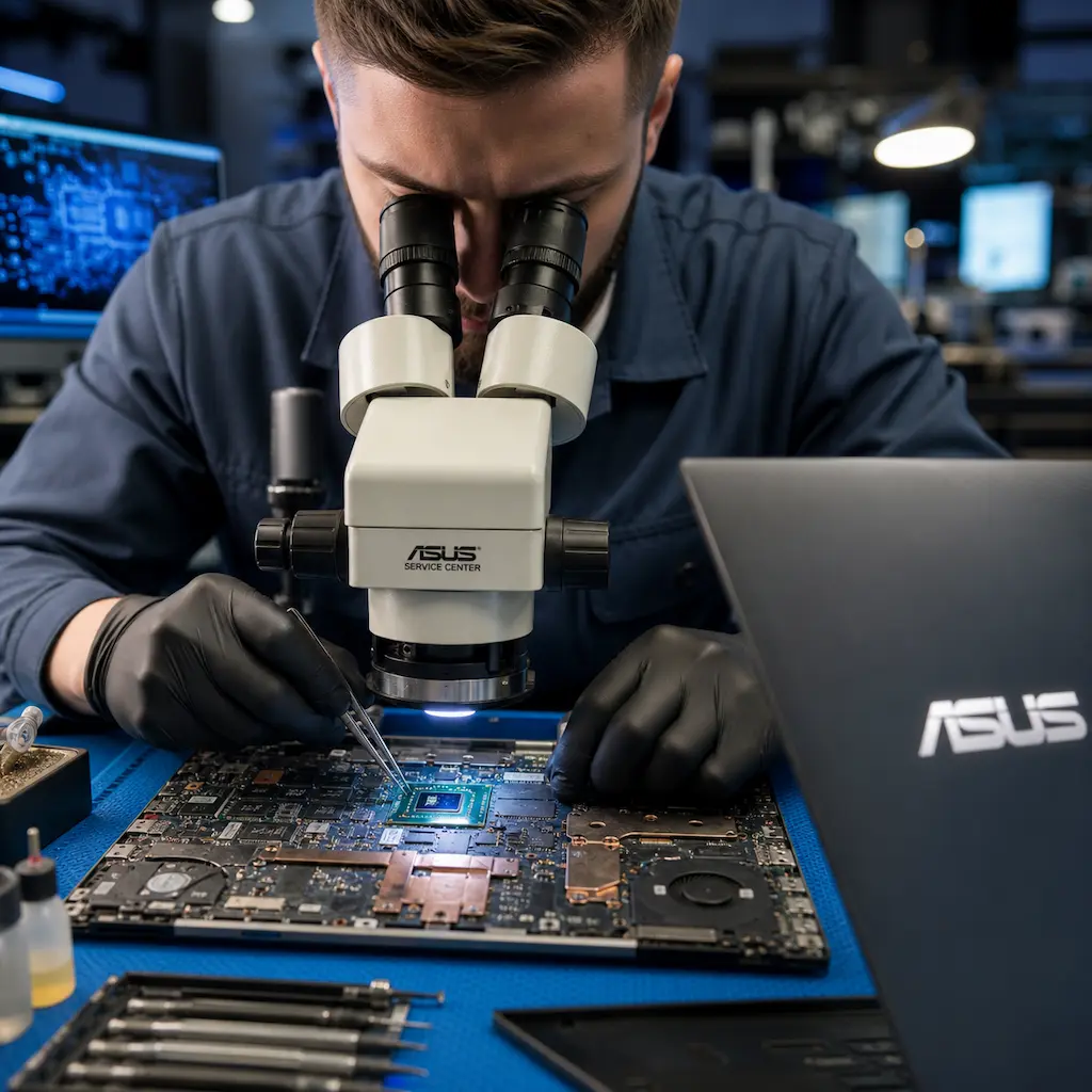 Замена видеокарты ноутбука Asus в Монино