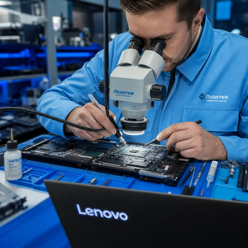 Замена видеокарты ноутбука Lenovo в Монино