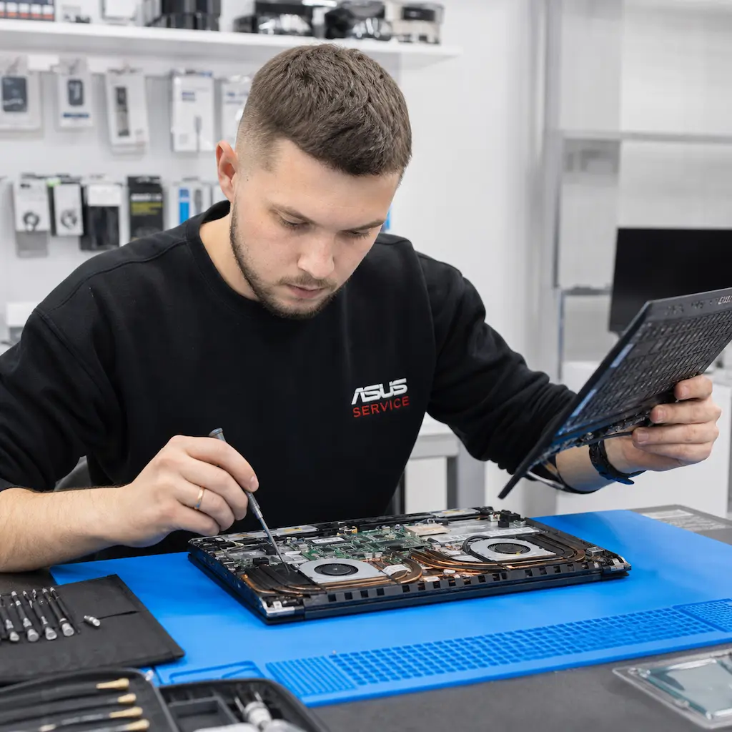 заменить клавиатуру на ноутбуке Asus в Монино