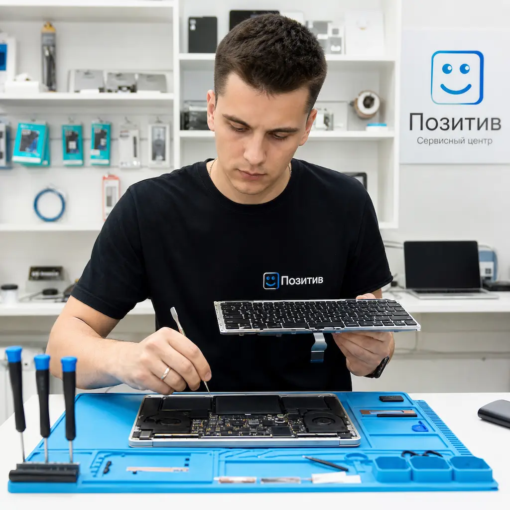 заменить клавиатуру на Apple Macbook в Монино
