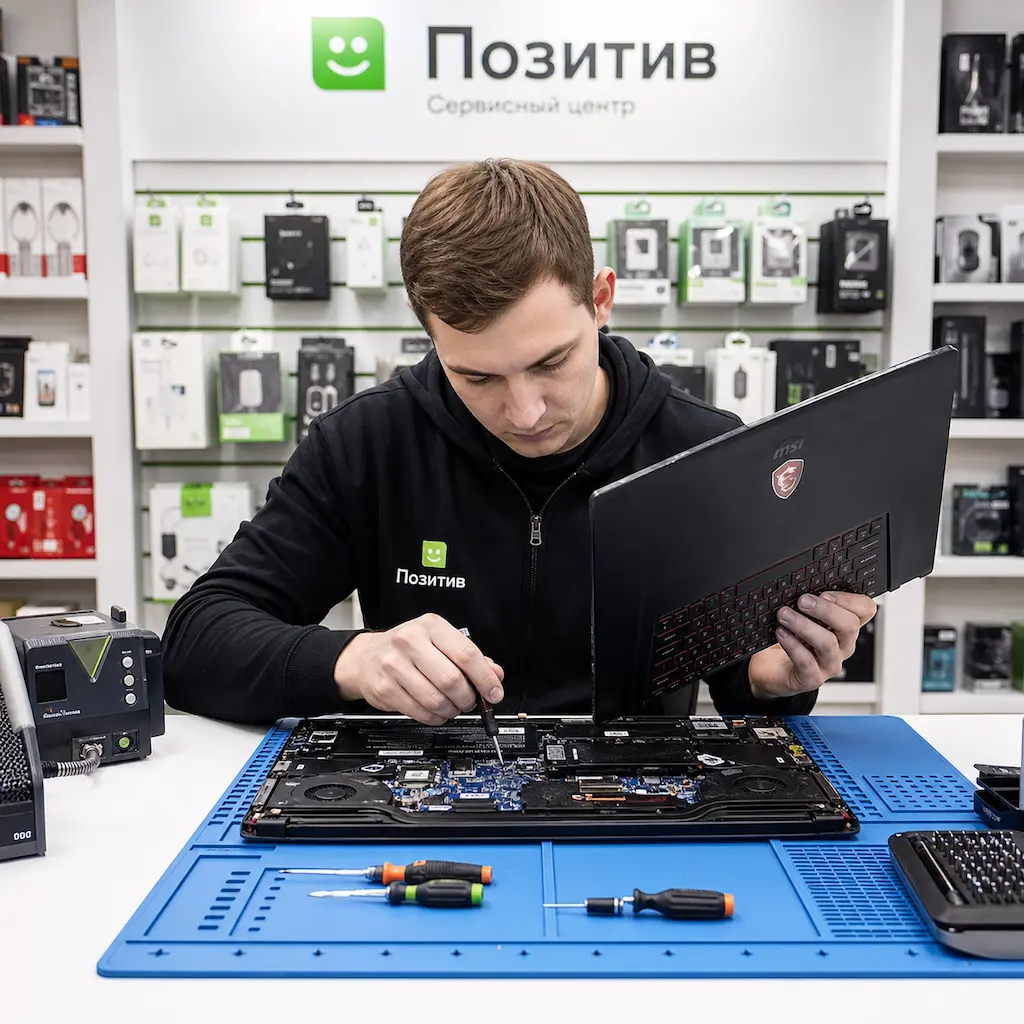 заменить клавиатуру на ноутбуке MSI в Монино