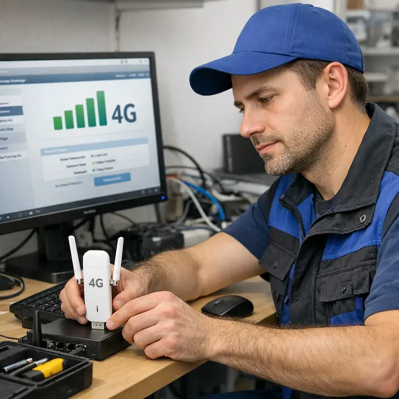 Настройка LTE модема в Монино