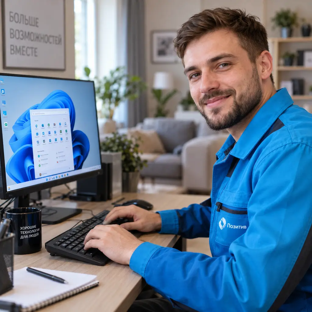 Настройка Windows в Монино на дому