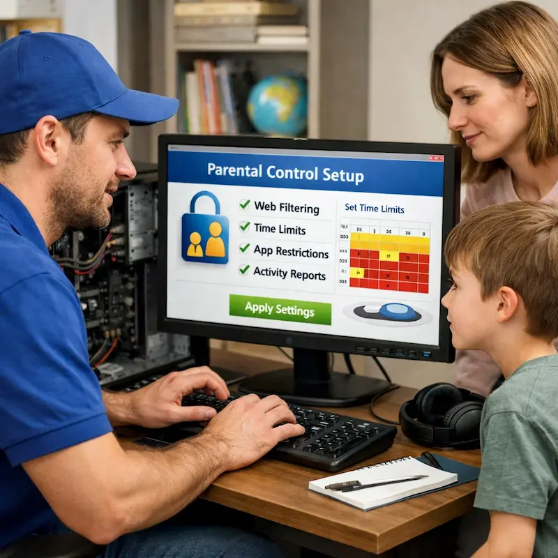 установка родительского контроля в Монино