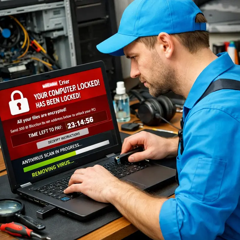 Удалить винлокер в Монино